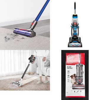Pallet – 29 Pcs – Vacuums, Home Security & Safety – Damaged / Missing Parts / Tested NOT WORKING – Hoover, SentrySafe, Bissell, Dyson