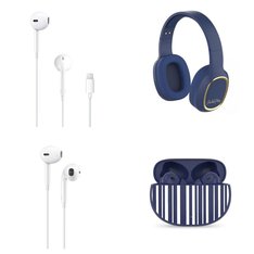 CLEARANCE! 2 Pallets - 973 Pcs - In Ear Headphones, Over Ear Headphones, Other, Keyboards & Mice - Customer Returns - Apple, Packed Party, DP Audio Video, JLab