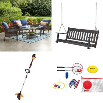 Pallet – 4 Pcs – Patio, Outdoor Play, Trimmers & Edgers – Customer Returns – Better Homes & Gardens, MD Sports, Worx, Mainstays