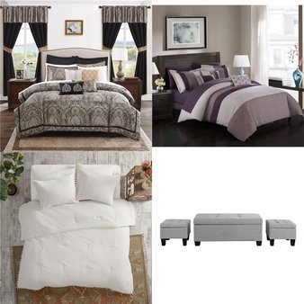 Pallet – 23 Pcs – Bedding Sets – Mixed Conditions – Private Label Home Goods, Madison Park, Home Essence, Chic Home