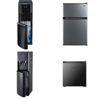 Pallet – 8 Pcs – Bar Refrigerators & Water Coolers, Freezers, Refrigerators – Customer Returns – HISENSE, Primo Water, Galanz, Arctic King