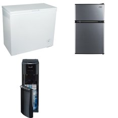 Pallet - 6 Pcs - Bar Refrigerators & Water Coolers, Refrigerators, Freezers - Customer Returns - Primo Water, Arctic King, Koolatron