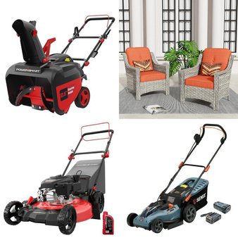 Pallet – 9 Pcs – Mowers, Vehicles, Living Room, Exercise & Fitness – Customer Returns – PowerSmart, SENIX, Funcid, Ktaxon