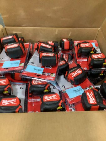 3 Parcel Boxes – 148 Pcs – Tool Accessories, Hand Tools – Conditionally Assessed Milwaukee Tools Returns (Conditions in Manifest)