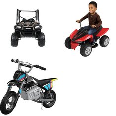 Pallet – 3 Pcs – Vehicles, Outdoor Sports – Customer Returns – Adventure Force, Razor, Realtree