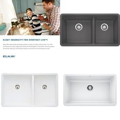 Pallet - 11 Pcs - Kitchen & Bath Fixtures, Hardware - Customer Returns - Blanco, ProFlo, ELKAY, Kohler