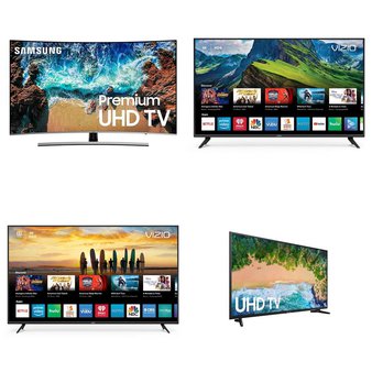 5 Pcs – LED/LCD TVs – Refurbished (GRADE C) – Samsung, VIZIO, TCL