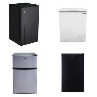 Pallet – 6 Pcs – Refrigerators, Bar Refrigerators & Water Coolers, Freezers – Customer Returns – Galanz, Great Value, Xbox, Frigidaire
