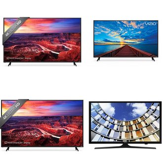 407 Pcs – TVs – Tested Not Working (Cracked Display) – VIZIO, Samsung, TCL, Philips