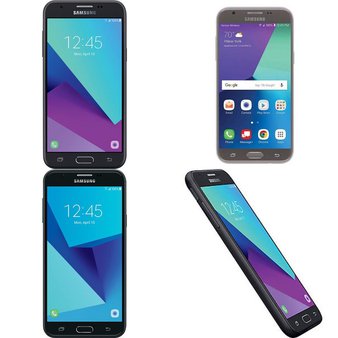 35 Pcs – Samsung Smartphones – Tested Not Working – Models: STSAS327VCP, STSAS727VCP, WFMSAS337TGP5, SM-J327