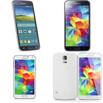 10 Pcs – Samsung Galaxy S5 Smartphones – Tested Not Working – Models: STSAS903VCPWP, G900, SM-G900AZWAATT, SM-G900 – unlocked – black