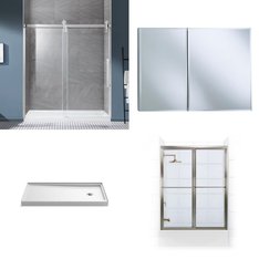 Pallet - 4 Pcs - Kitchen & Bath Fixtures, Hardware - Customer Returns - Kohler, Coastal Shower Doors, Ove Decors