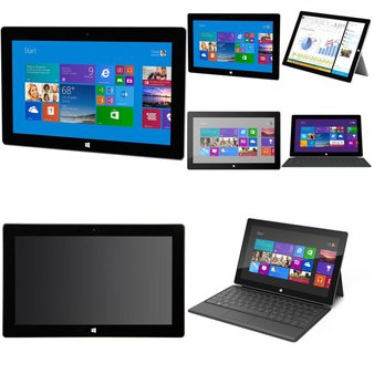 CLEARANCE! 634 Pcs – Microsoft Surface Tablets – Tested Not Working – Models: P3W-00001, 7ZR-00001, 9HR-0001, 7XR-00001