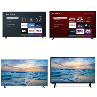 1 Pallet – 15 Pcs – LED & LCD – Damaged / Missing Parts / Tested NOT WORKING – Onn, VIZIO, ELEMENT, TCL