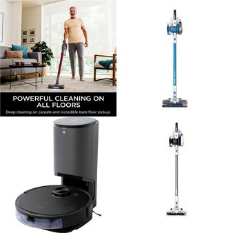 CLEARANCE! Pallet – 20 Pcs – Vacuums, Floor Care – Customer Returns – Hoover, Hart, SharkNinja, Bissell
