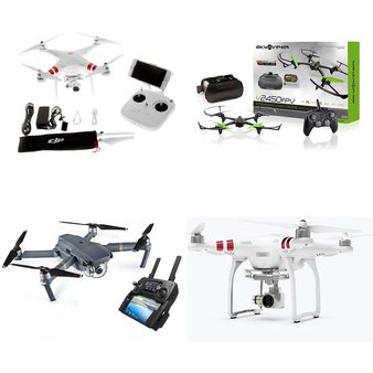 118 Pcs – Drones & Quadcopters – Tested Not Working – SHARPER IMAGE, Sky Viper, ProMark, Propel