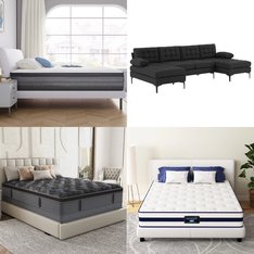 Pallet - 12 Pcs - Mattresses, Bedroom, Accessories, Living Room - Overstock - Nefoso, ULIESC, GIKPAL, Filtrete