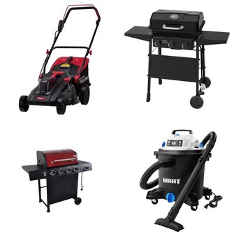 Pallet – 4 Pcs – Grills & Outdoor Cooking, Leaf Blowers & Vaccums, Mowers – Customer Returns – Hart, Expert Grill, RevoAce, Hyper Tough