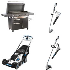 Pallet - 18 Pcs - Trimmers & Edgers, Mowers, Leaf Blowers & Vaccums, Grills & Outdoor Cooking - Customer Returns - Hyper Tough, Hart, Snow Joe, LLC, North Atlantic Imports LLC