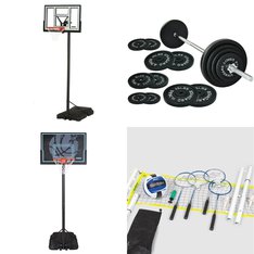 Pallet - 6 Pcs - Outdoor Sports, Exercise & Fitness - Customer Returns - Athletic Works, Lifetime, LIFETIME PRODUCTS, EastPoint Sports