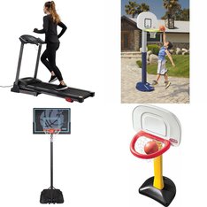 Pallet - 6 Pcs - Outdoor Sports, Exercise & Fitness - Customer Returns - Little Tikes, Sunny Health & Fitness, LIFETIME PRODUCTS