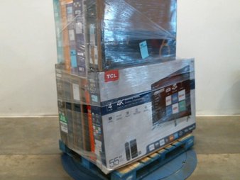 Pallet – 10 Pcs – TVs – Open Box (Tested Working) – Samsung, HISENSE, TCL, Onn