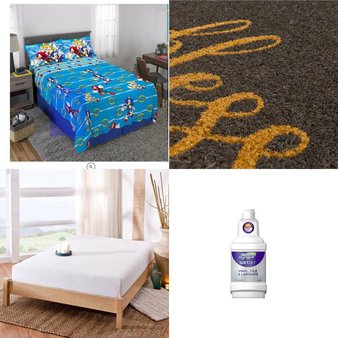 Pallet – 20 Pcs – Sheets, Pillowcases & Bed Skirts, Covers, Mattress Pads & Toppers, Rugs & Mats, Cleaning Supplies – Overstock – Sonic, Spa Sensations