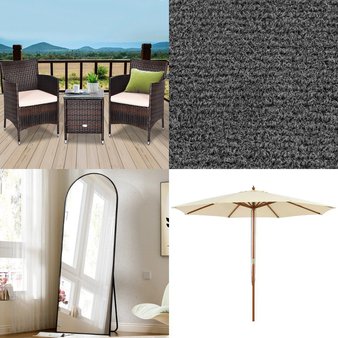 1 Pallets – 22 Pcs – Unsorted, Curtains & Window Coverings, Decor, Patio – Untested Customer Returns – Walmart