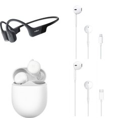 Case Pack - 38 Pcs - In Ear Headphones - Customer Returns - Apple, Google, Shokz
