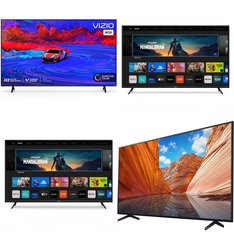 72 Pcs - LED/LCD TVs - Refurbished (GRADE A, GRADE B) - Samsung, VIZIO, LG, Sony