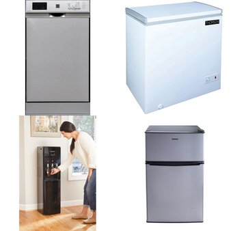 Pallet – 6 Pcs – Bar Refrigerators & Water Coolers, Dishwashers, Refrigerators, Freezers – Customer Returns – Galanz, RCA, Primo, Thomson