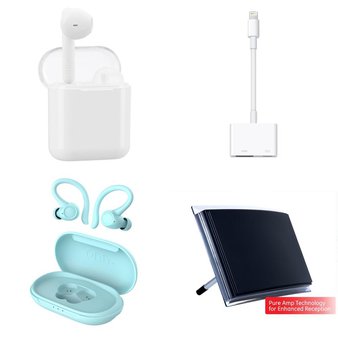Pallet – 545 Pcs – In Ear Headphones, Accessories, Apple iPad – Customer Returns – Onn, One For All, Apple, onn.
