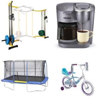 Friday Deals! 2 Pallets – 50 Pcs – Cycling & Bicycles, Exercise & Fitness, Camping & Hiking, Trampolines – Overstock – Ozark Trail, Mainstays, Huffy, BalanceFrom