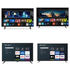 90 Pcs - LED/LCD TVs - Refurbished (GRADE A, GRADE B) - VIZIO, Onn, Samsung, TCL