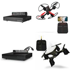 Pallet - 108 Pcs - DVD & Blu-ray Players, Drones & Quadcopters Vehicles, Accessories, Keyboards & Mice - Customer Returns - onn., SHARPER IMAGE, Sony, Merchsource