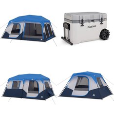 CLEARANCE! Pallet – 14 Pcs – Camping & Hiking – Customer Returns – Ozark Trail, Igloo