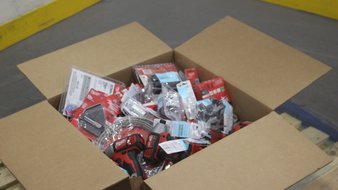 1 Parcel Box – 152 Pcs – Milwaukee Tools – Untested Customer Returns – Major Retailer