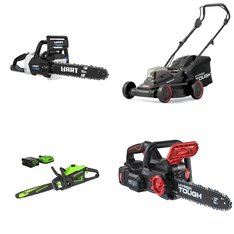 Pallet - 15 Pcs - Unsorted, Hedge Clippers & Chainsaws, Trimmers & Edgers, Pressure Washers - Customer Returns - Hyper Tough, GreenWorks, Hart, Goodyear