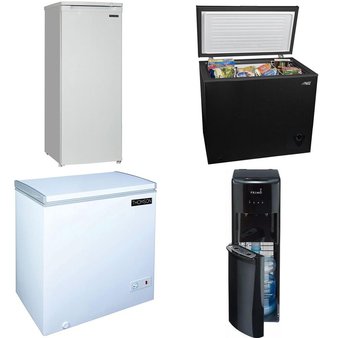 Pallet – 10 Pcs – Bar Refrigerators & Water Coolers, Refrigerators, Freezers – Customer Returns – Primo Water, Thomson, Igloo, Galanz