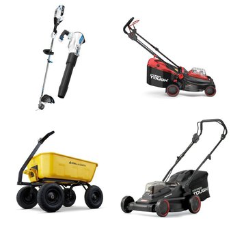 Pallet – 11 Pcs – Trimmers & Edgers, Mowers, Other, Hedge Clippers & Chainsaws – Customer Returns – Hyper Tough, Hart, Gorilla Carts