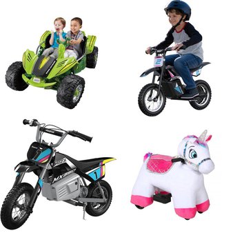 Pallet – 5 Pcs – Vehicles – Customer Returns – Razor, Fisher-Price, STABLE BUDDIES, Adventure Force