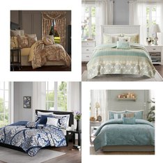 Pallet - 19 Pcs - Bedding Sets - Like New - Madison Park, Fieldcrest, Urban Habitat, Eddie Bauer