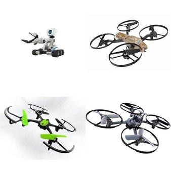Pallet – 38 Pcs – Drones & Quadcopters – Customer Returns – Activision, Sky Viper, Skyrocket Toys, AULDEY
