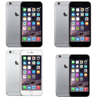 11 Pcs – Apple iPhone 6 – Refurbished (GRADE C – Unlocked) – Models: 3A021LL/A, MG6H2LL/A, 3A018LL/A, MG5W2LL/A