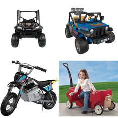 Pallet - 5 Pcs - Vehicles, Outdoor Sports - Customer Returns - Razor, Realtree, Mattel, Step2