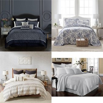 Pallet – 32 Pcs – Sheets, Covers and Toppers – Mixed Conditions – Private Label Home Goods, Laurel Manor, Mi-Zone, Woolrich