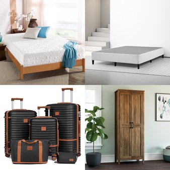 Pallet – 17 Pcs – Luggage, Office, Mattresses, Curtains & Window Coverings – Overstock – Mainstays, JOYWAY, Better Homes & Gardens