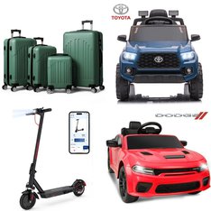 Pallet - 11 Pcs - Luggage, Vehicles, Bedroom, Powered - Customer Returns - Zimtown, UBesGoo, iRerts, HOVERMAX