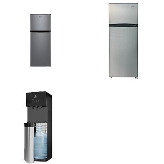 Pallet – 3 Pcs – Refrigerators, Bar Refrigerators & Water Coolers – Customer Returns – Frigidaire, Avalon, Galanz