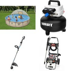 Pallet - 13 Pcs - Pools & Water Fun, Pressure Washers, Hand Tools, Power Tools - Customer Returns - Coleman, Hyper Tough, Hart, Torin Inc.